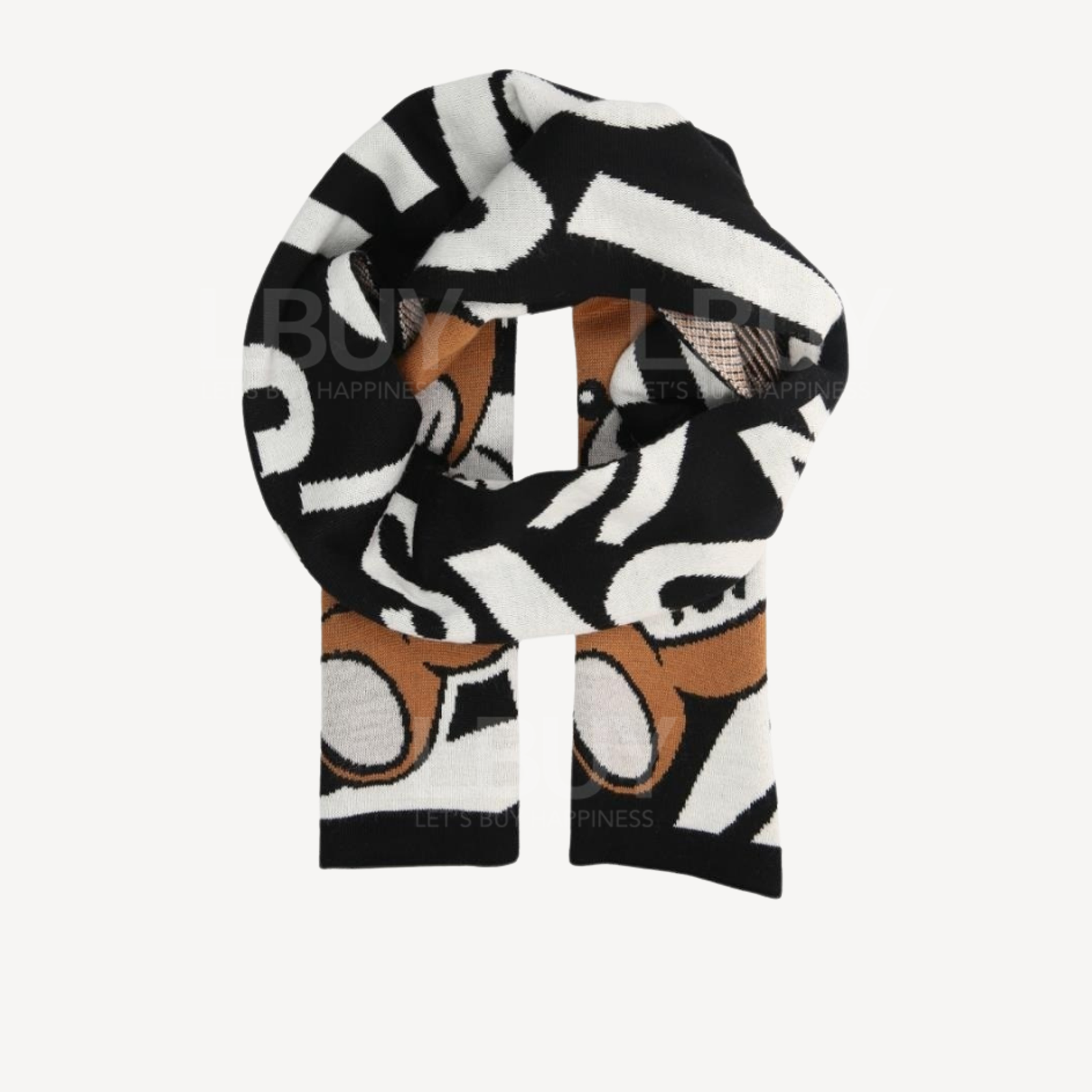 Moschino 針織羊毛圍巾