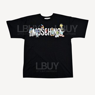 Moschino Couture X 芝麻街 聯乘系列 短袖T恤 黑色