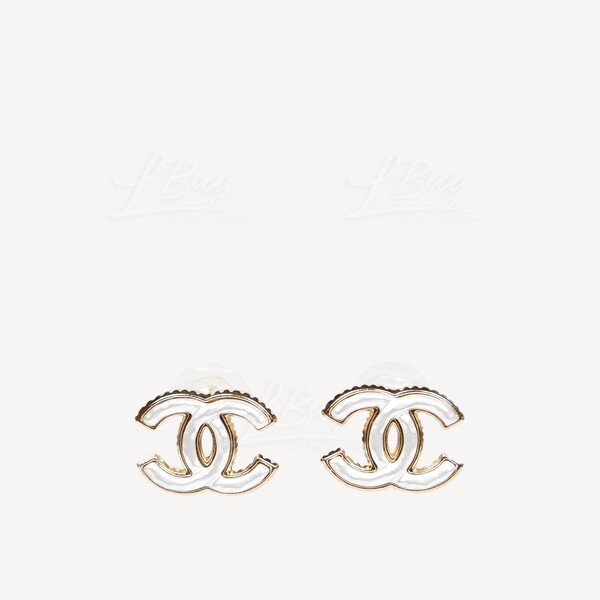 Chanel-Chanel Pearl Colour CC Logo Earrings ABB004