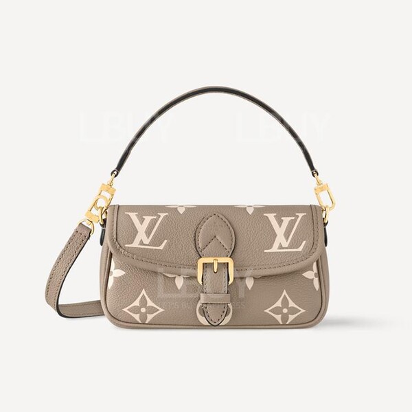 Louis Vuitton-LV Nano Diane Bicolor Monogram Empreinte Leather