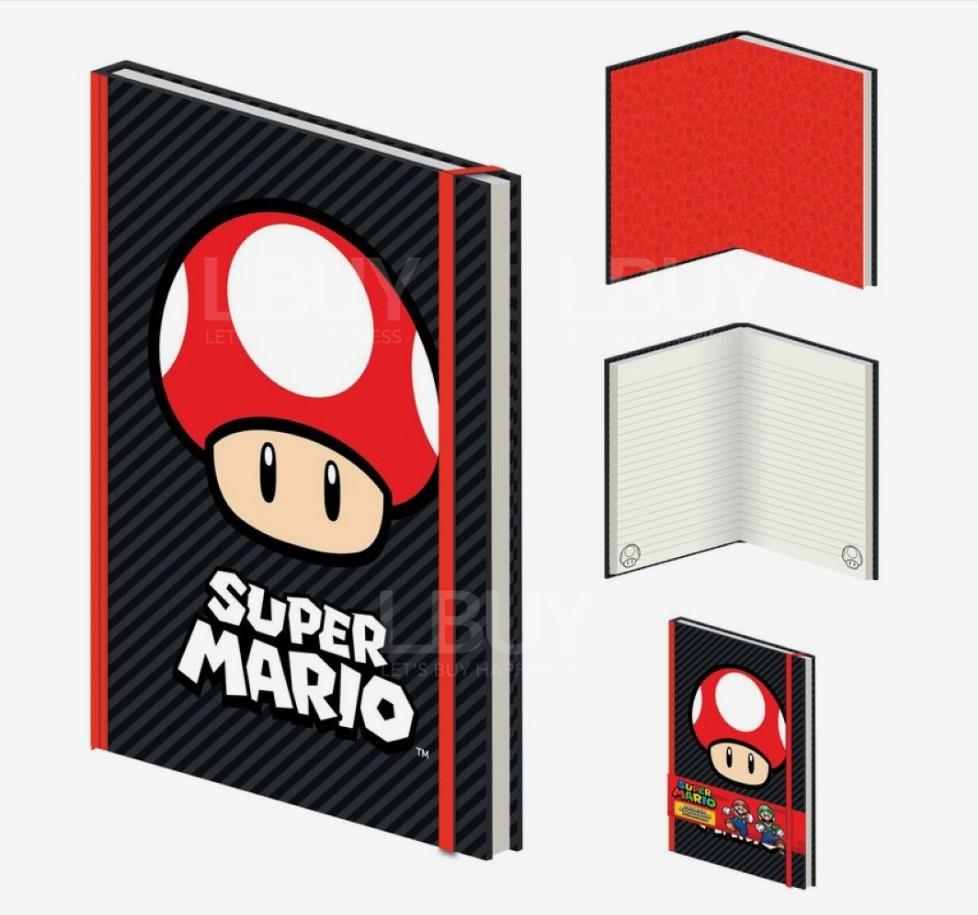 Super Mario (Mushroom) A5 Premium Notebook