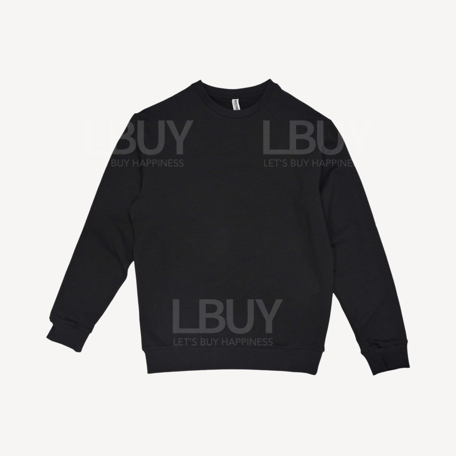 Moschino Underwear 肩袖紅白飾邊 Logo黑色長袖衛衣