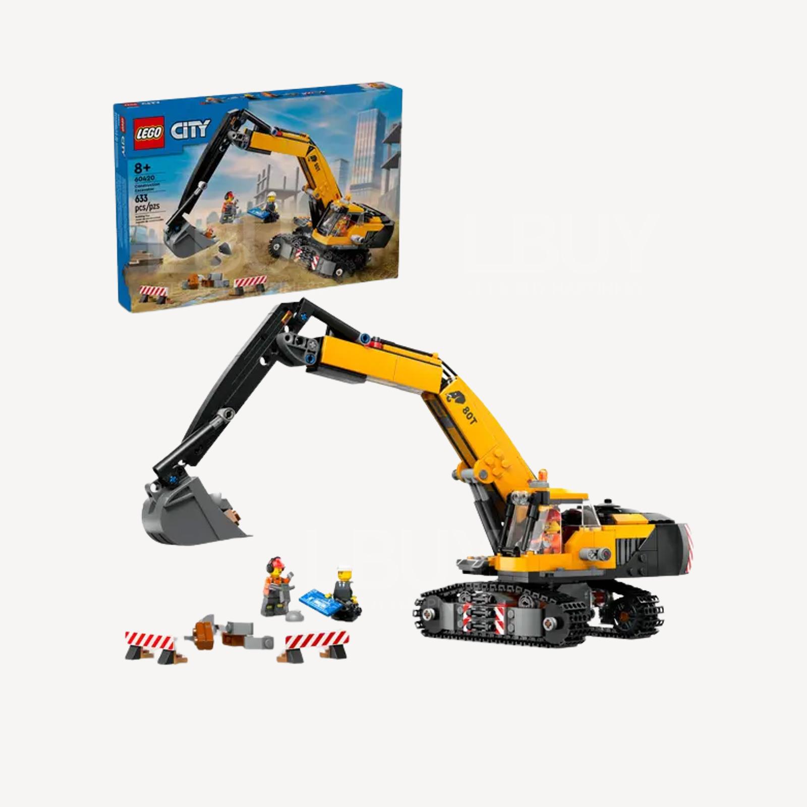 LEGO 60420 City 工程挖掘機 8+