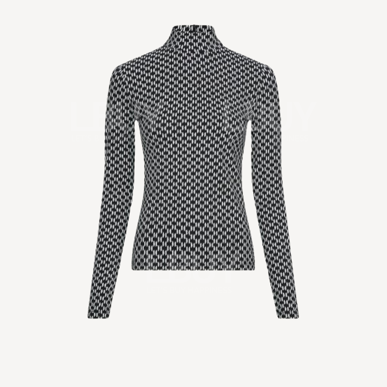 Karl Lagerfeld KL白色缩写组合长袖高领上衣