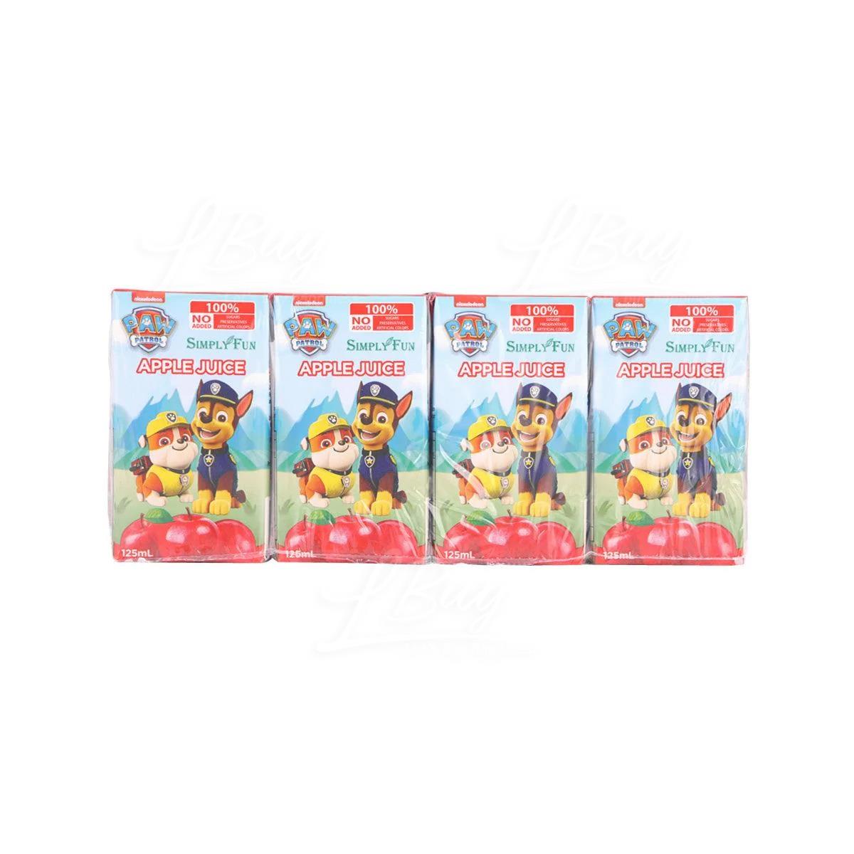 Paw Patrol 蘋果果汁飲品 (4x125ml) 12個月+