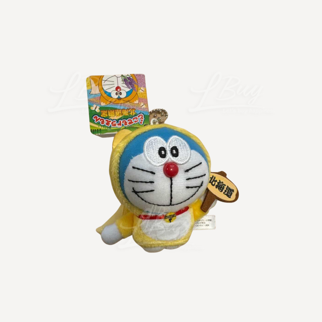 Doraemon Hokkaido Limited Fox Doll Hanging Decoration