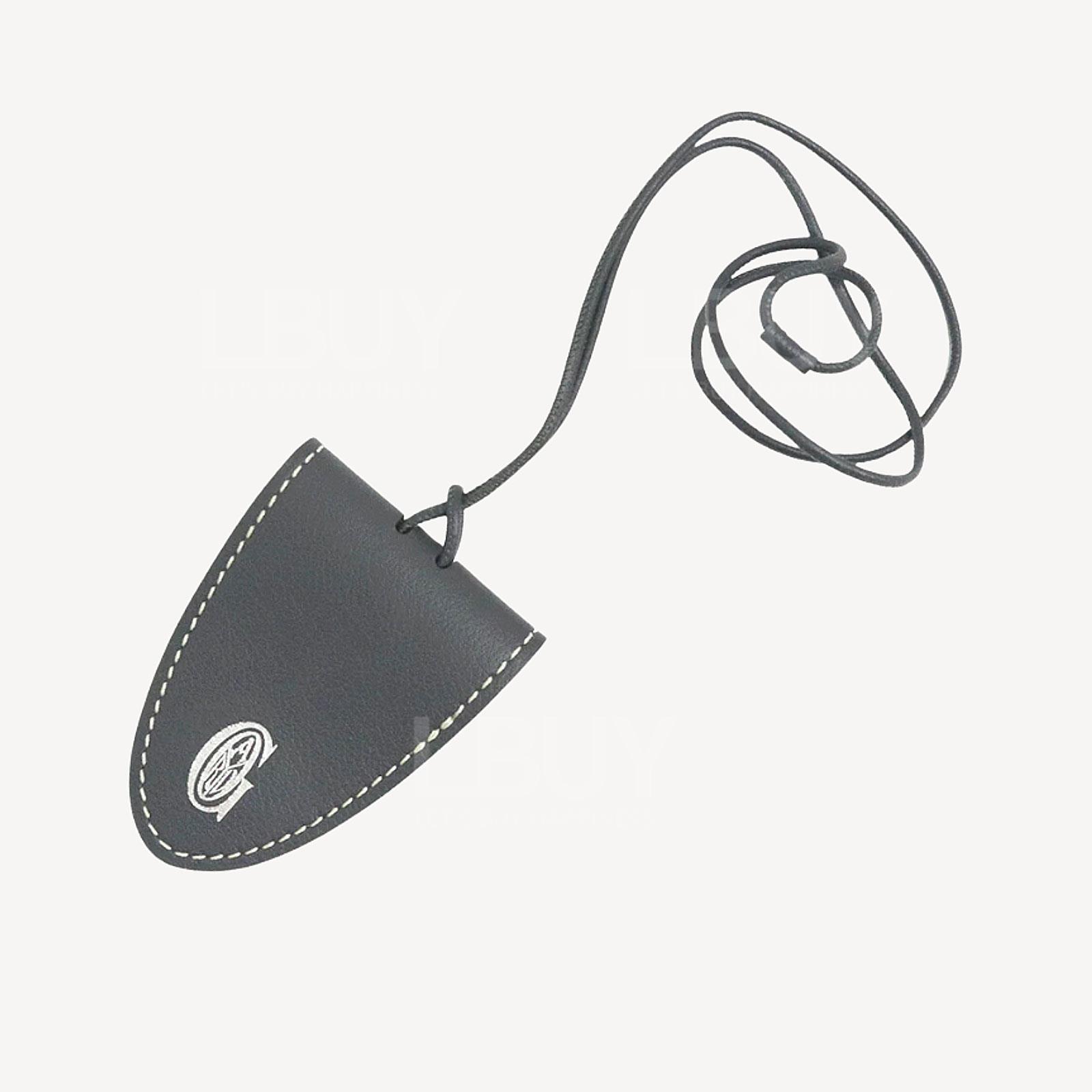 Goyard Grey Croc Universel Magnetic Chevroches Calfskin Bag Clip Charm