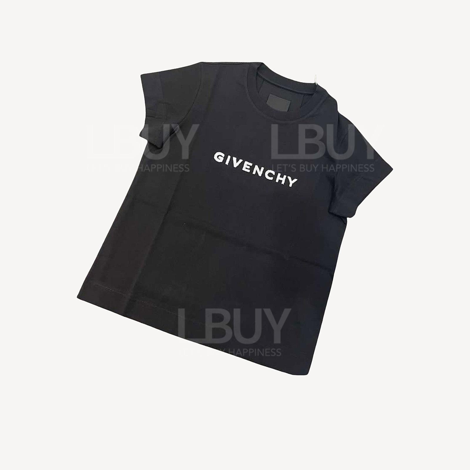 Givenchy 女裝黑色Logo Short Sleeves Tee T-Shirt