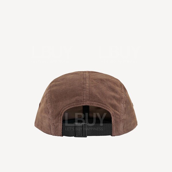 Supreme-Supreme Corduroy Pocket Camp Cap Brown