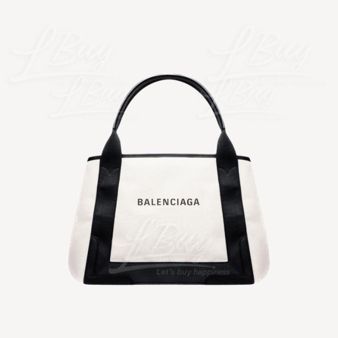 Balenciaga Small Cabas in Beige 黑色手挽袋