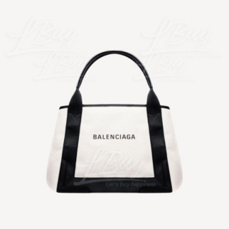 Balenciaga Small Cabas in Beige 黑色手挽袋