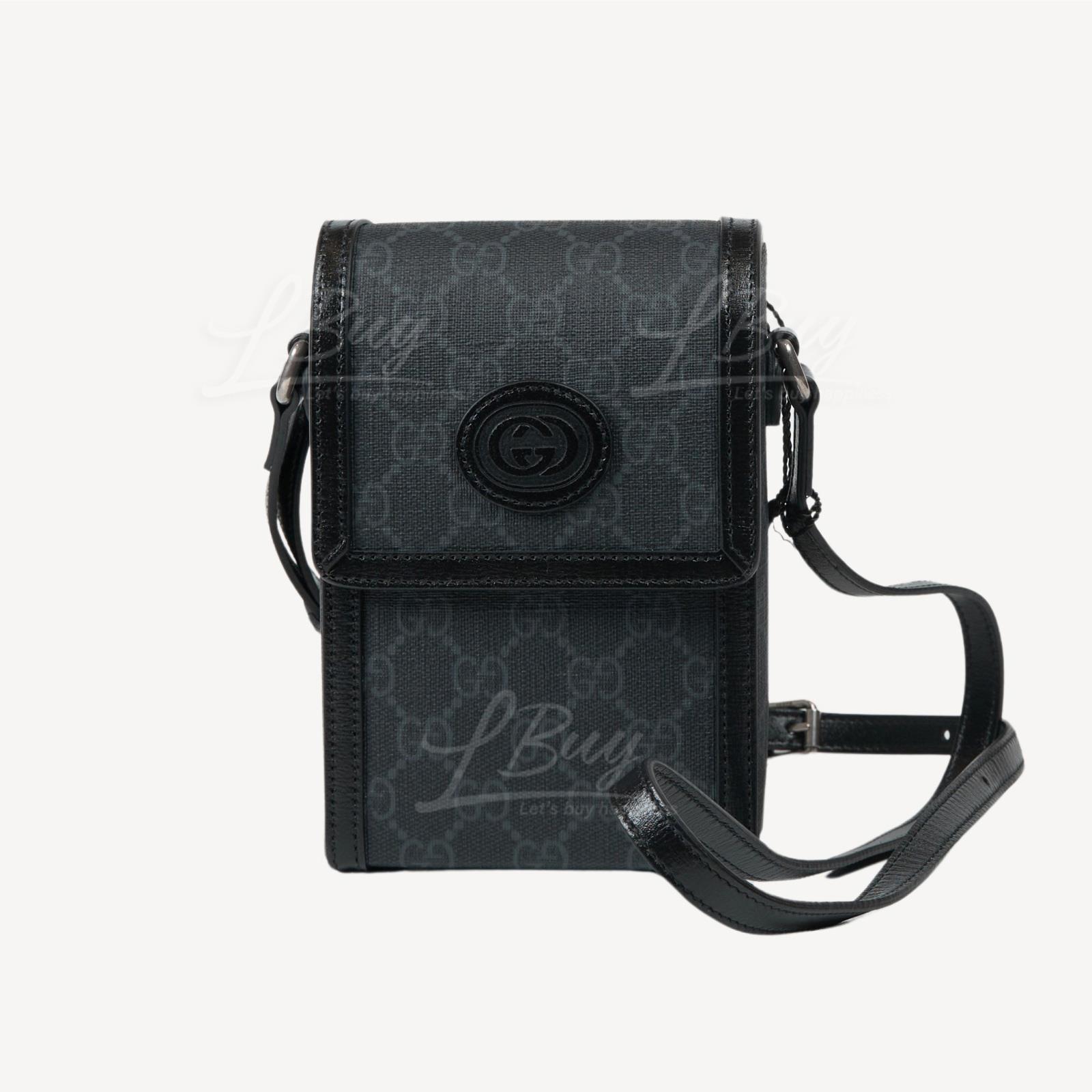 Gucci Men Crossbody Leather Black