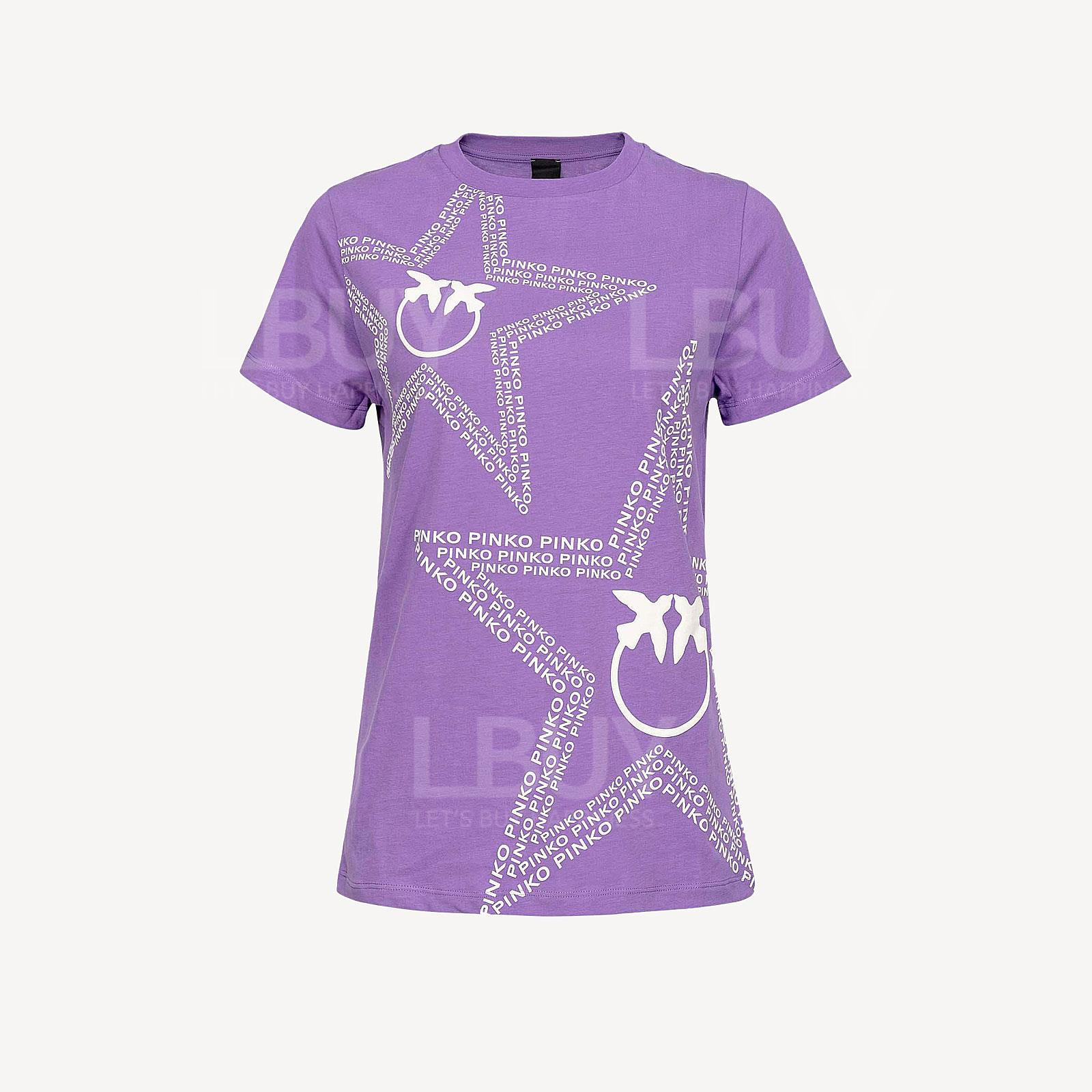 Pinko紫色T恤 Tee 正常cutting