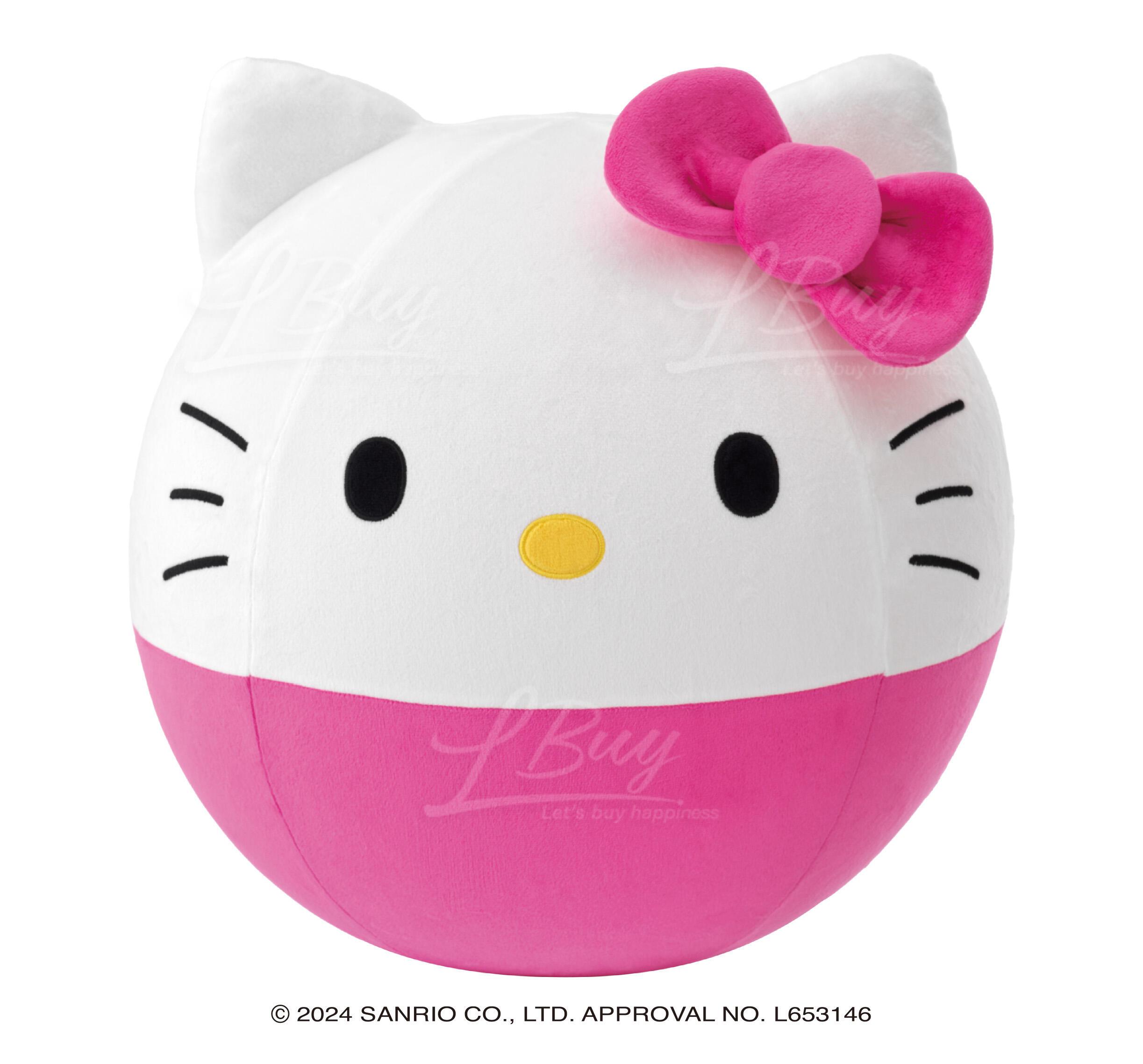 Hello Kitty Biggies 毛公仔大波波球型抱枕