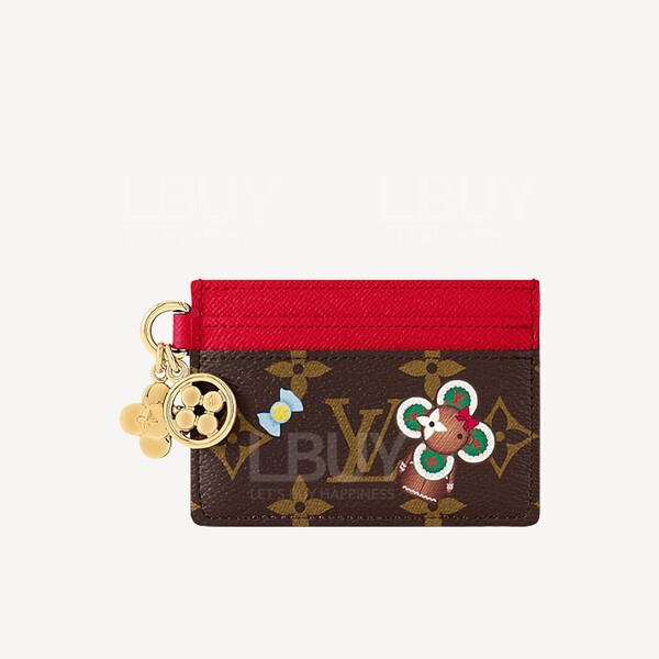 Louis Vuitton-LV Charms Card Holder Christmas Limited Edition M12215
