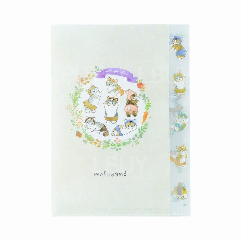 Mofusand 文件夹5格 动物裤裤猫