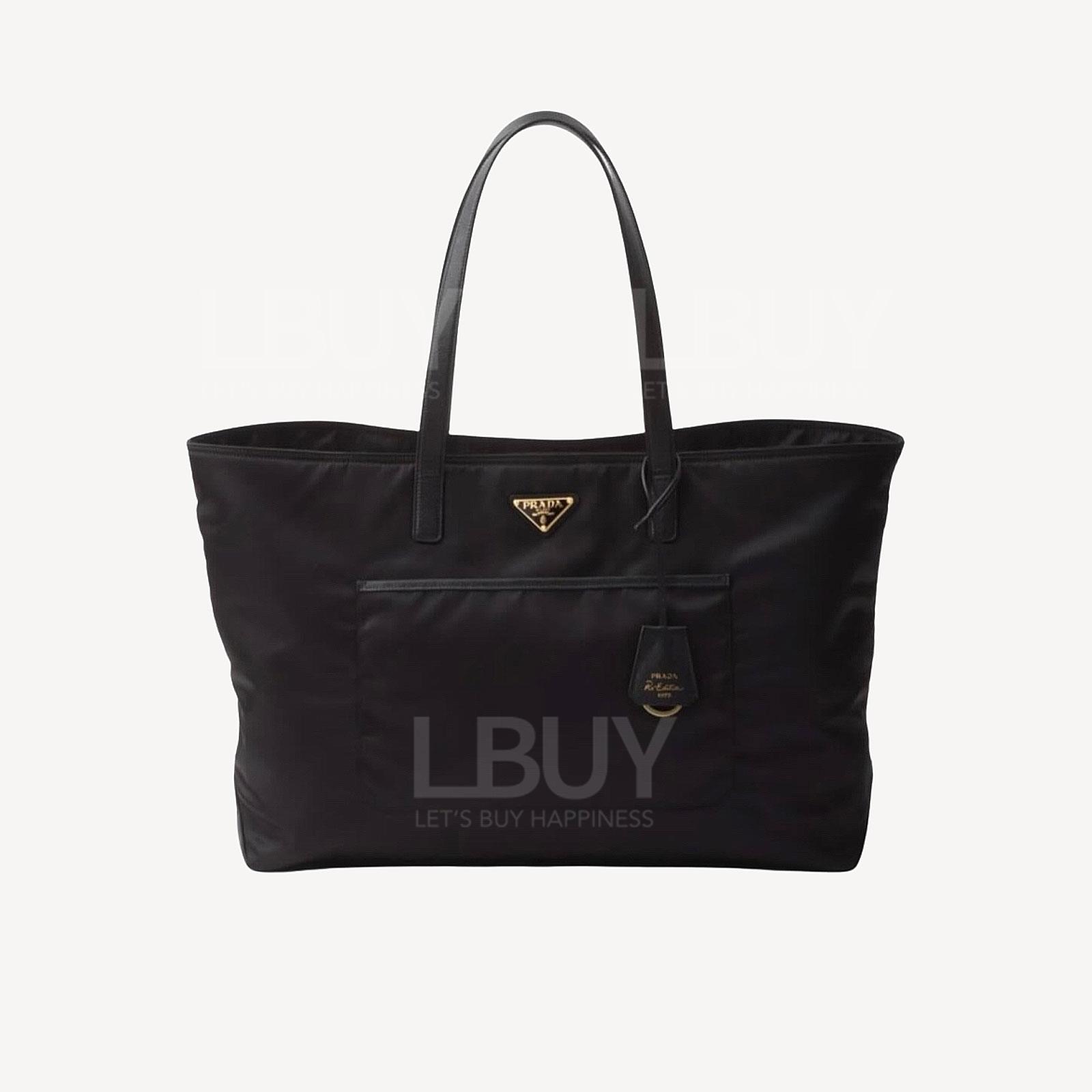 Prada Re-Edition 1978 大号Re-Nylon Saffiano皮革手提袋