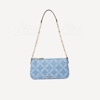 Michael Kors 牛仔印花鍊條單肩包