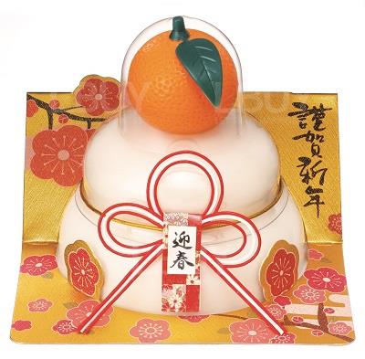 鏡餅 圓形年糕(柑橘) 160g