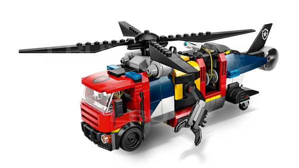 LEGO-LEGO 60462 City 直升機、消防車和潛水艇套裝7+