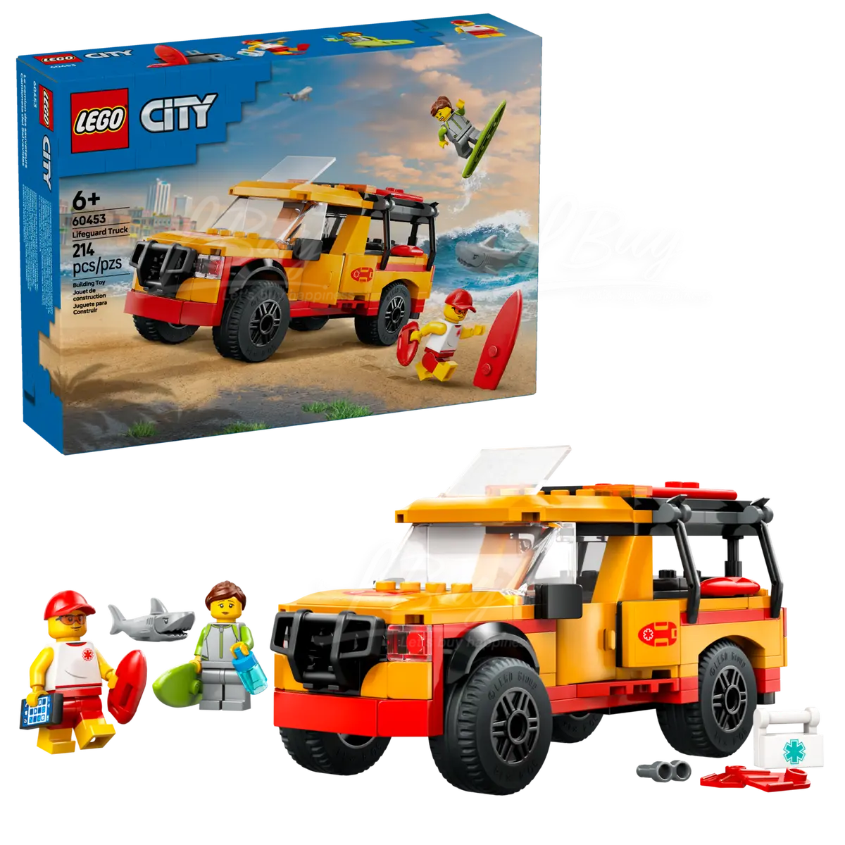 LEGO 60453 City 救生員沙灘救援車 6+