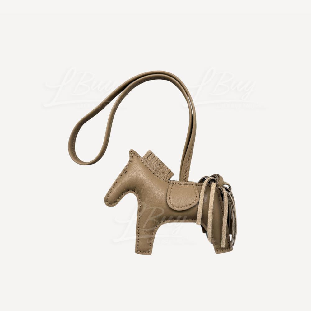 Hermes Rodeo PM Charm 包袋吊飾 馬爾法米色