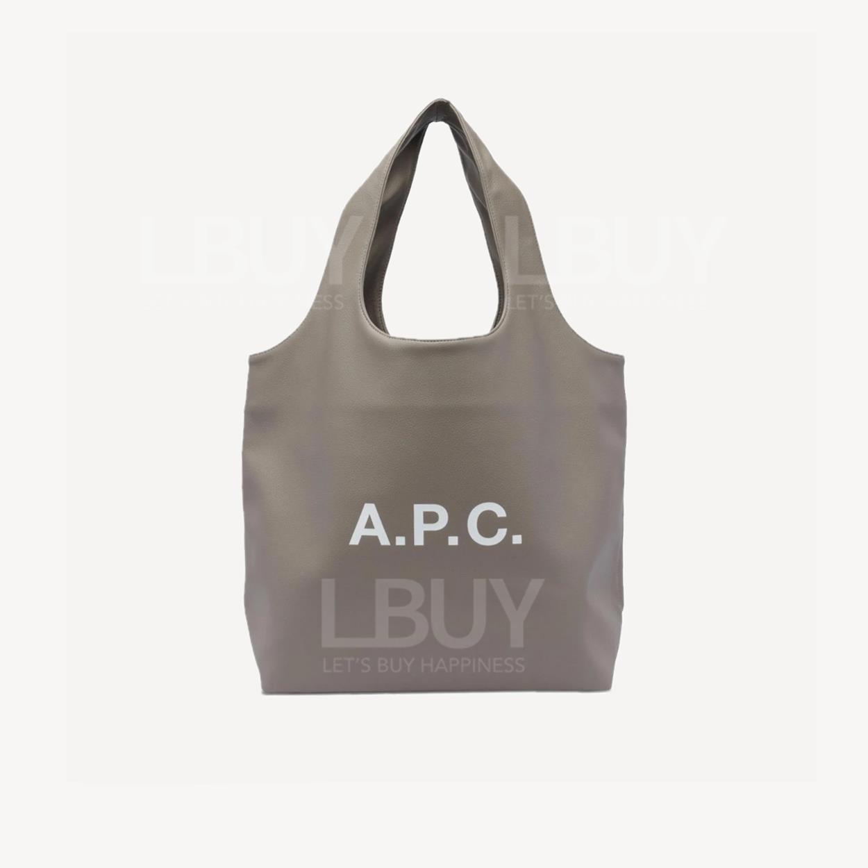 A.P.C. Logo Ninon Large Tote Bag 灰色 大號手挽袋