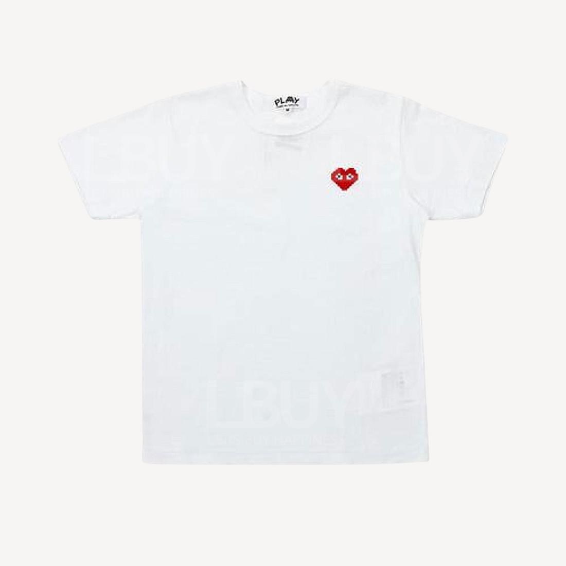 Comme des Garçons Play Invader Heart Logo Women's Short-Sleeved T-Shirt P1T321