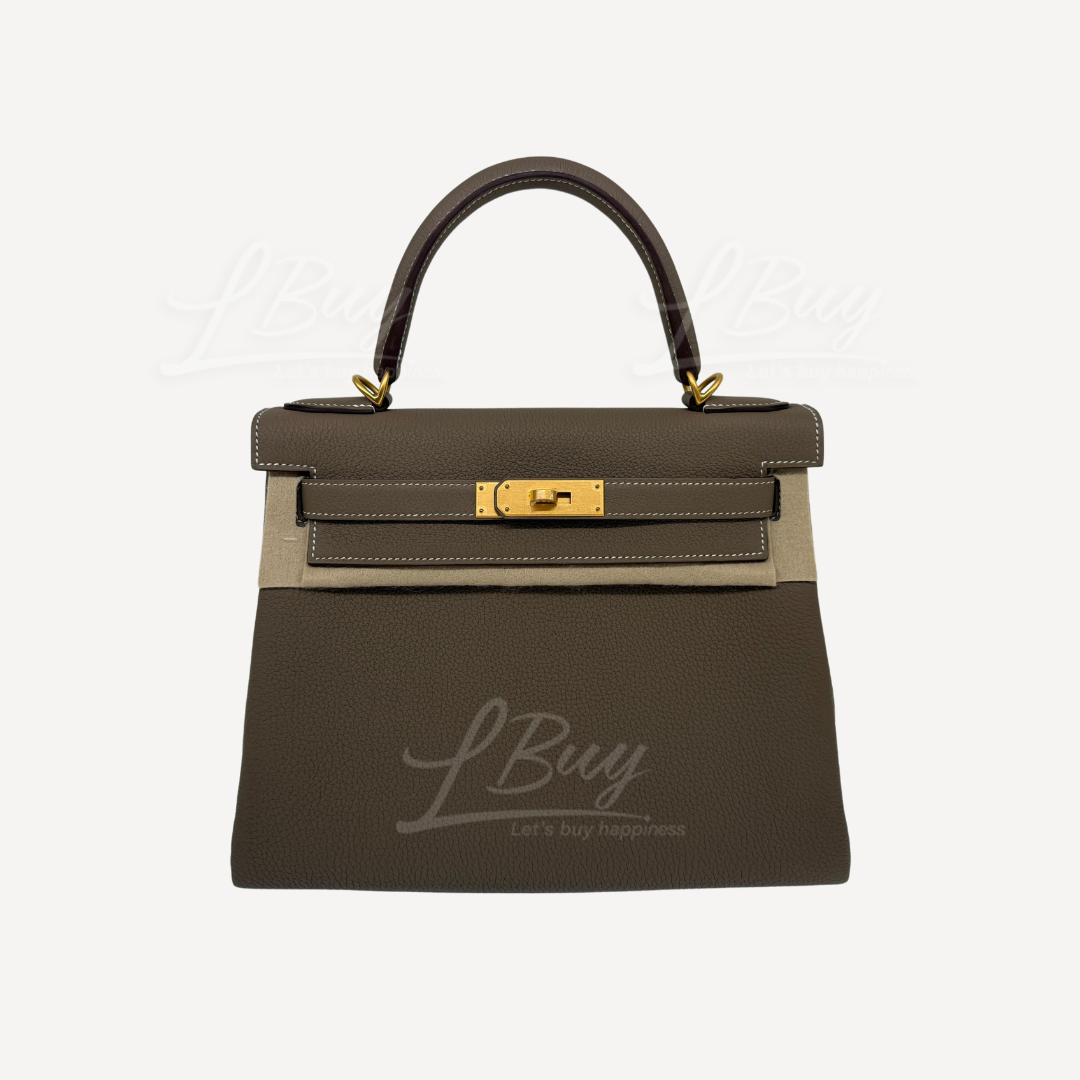 Hermes Kelly 28 Bag 手挽袋 Etoupe 大象灰 磨砂金扣