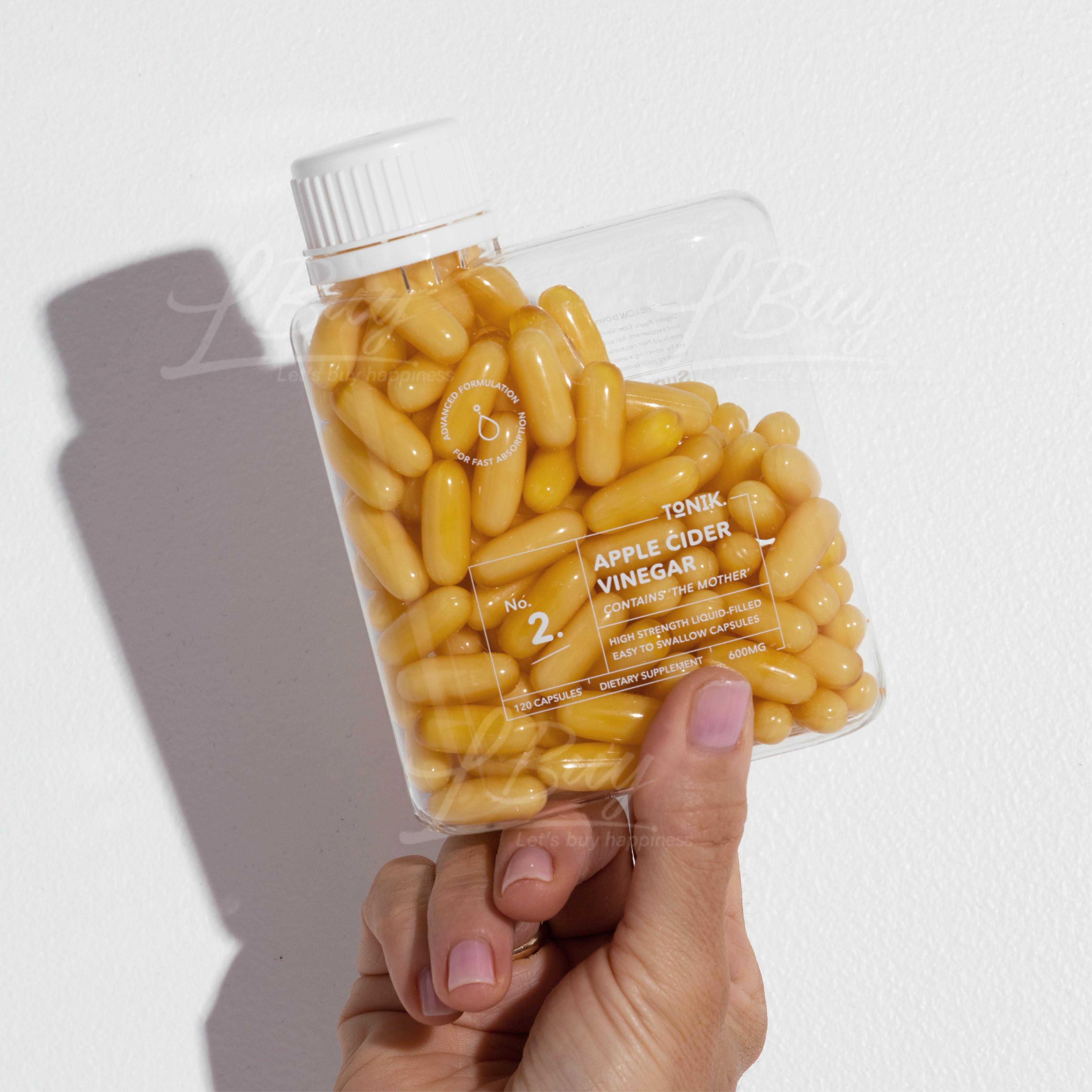 Tonik Apple Cider Vinegar Capsules  120 Capsules