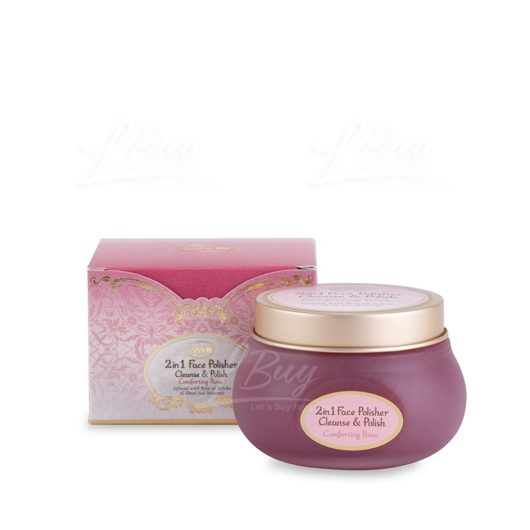 SABON 舒沁玫瑰2合1面部磨砂潔面霜  125毫升