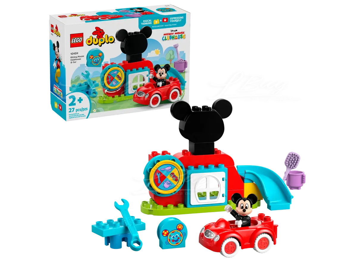 LEGO 10454 DUPLO Disney Mickey Mouse Clubhouse & Car 2+