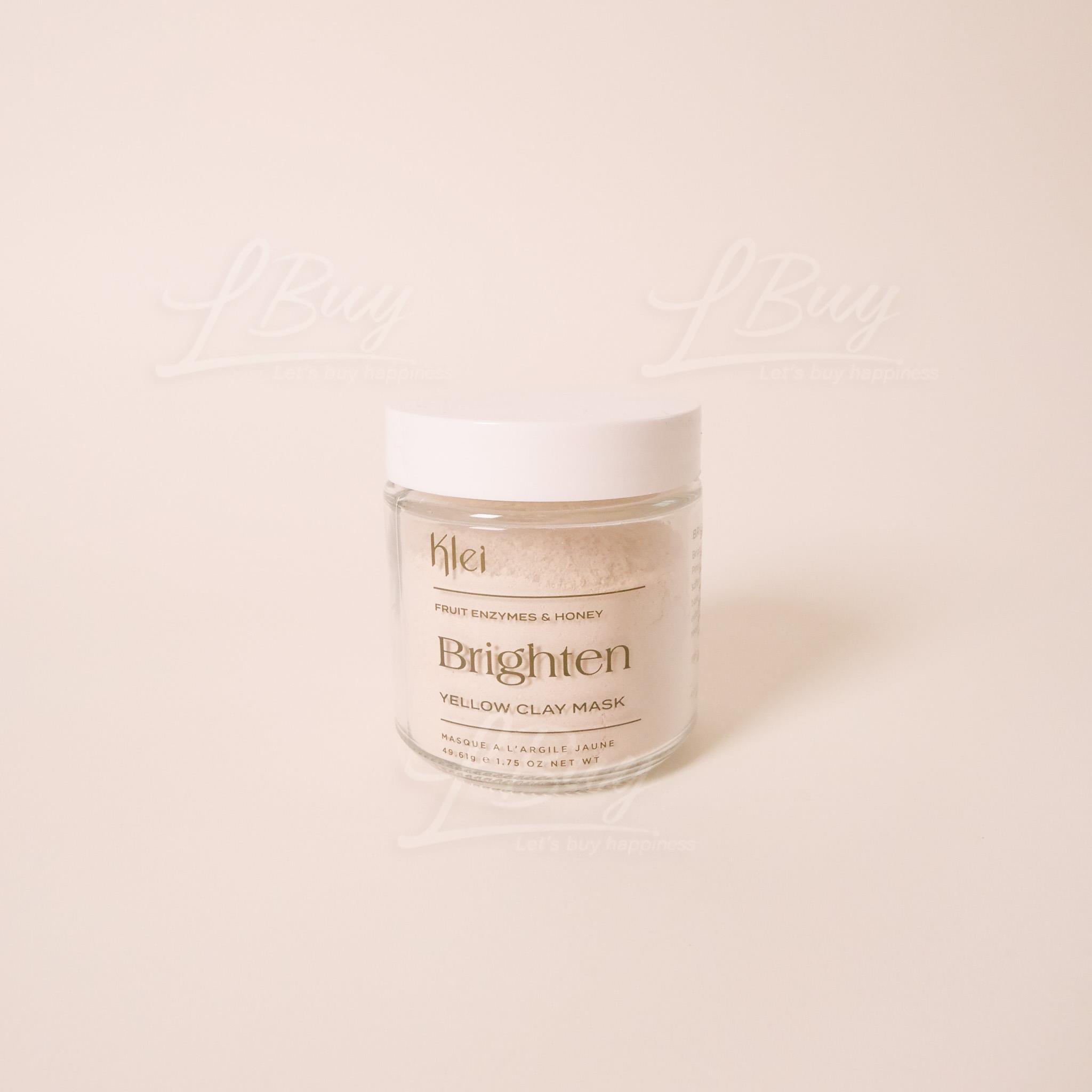 Klei Beauty Brighten Fruit Enzymes & Honey Yellow Clay Mask 41g