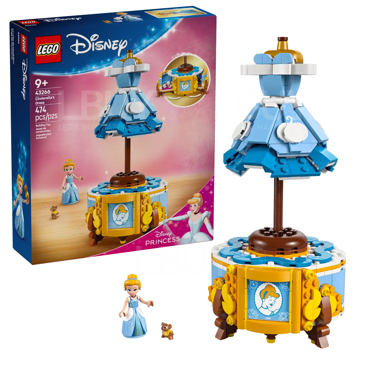 LEGO 43266 Disney Princess 灰姑娘的裙子 9+