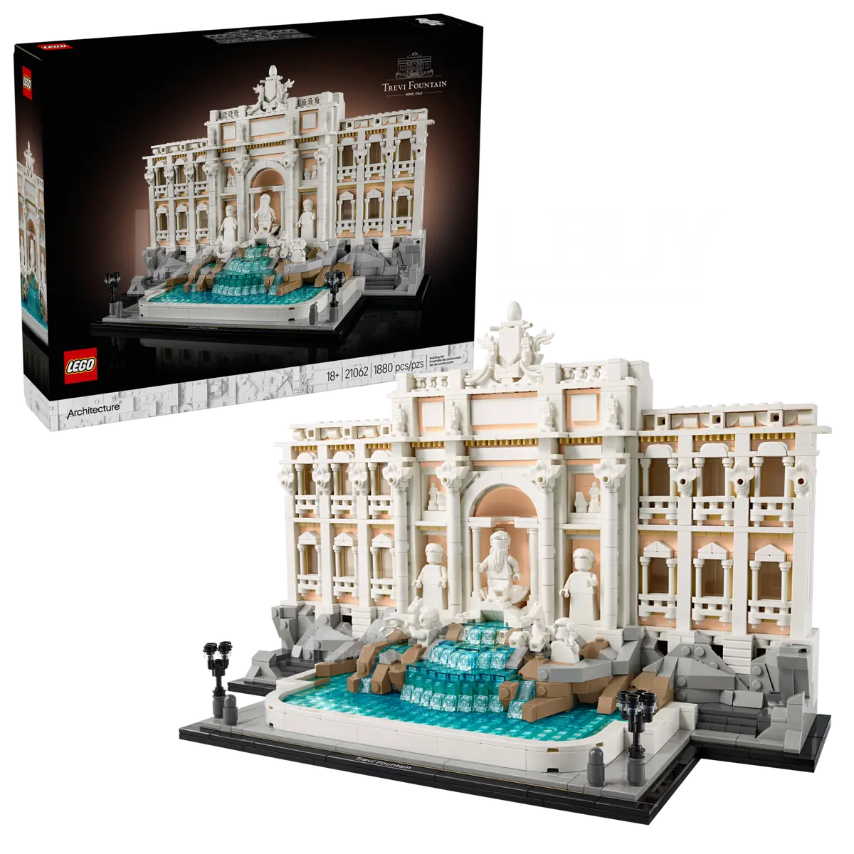 LEGO 21062 Architecture 罗马特里维喷泉许愿池 18+