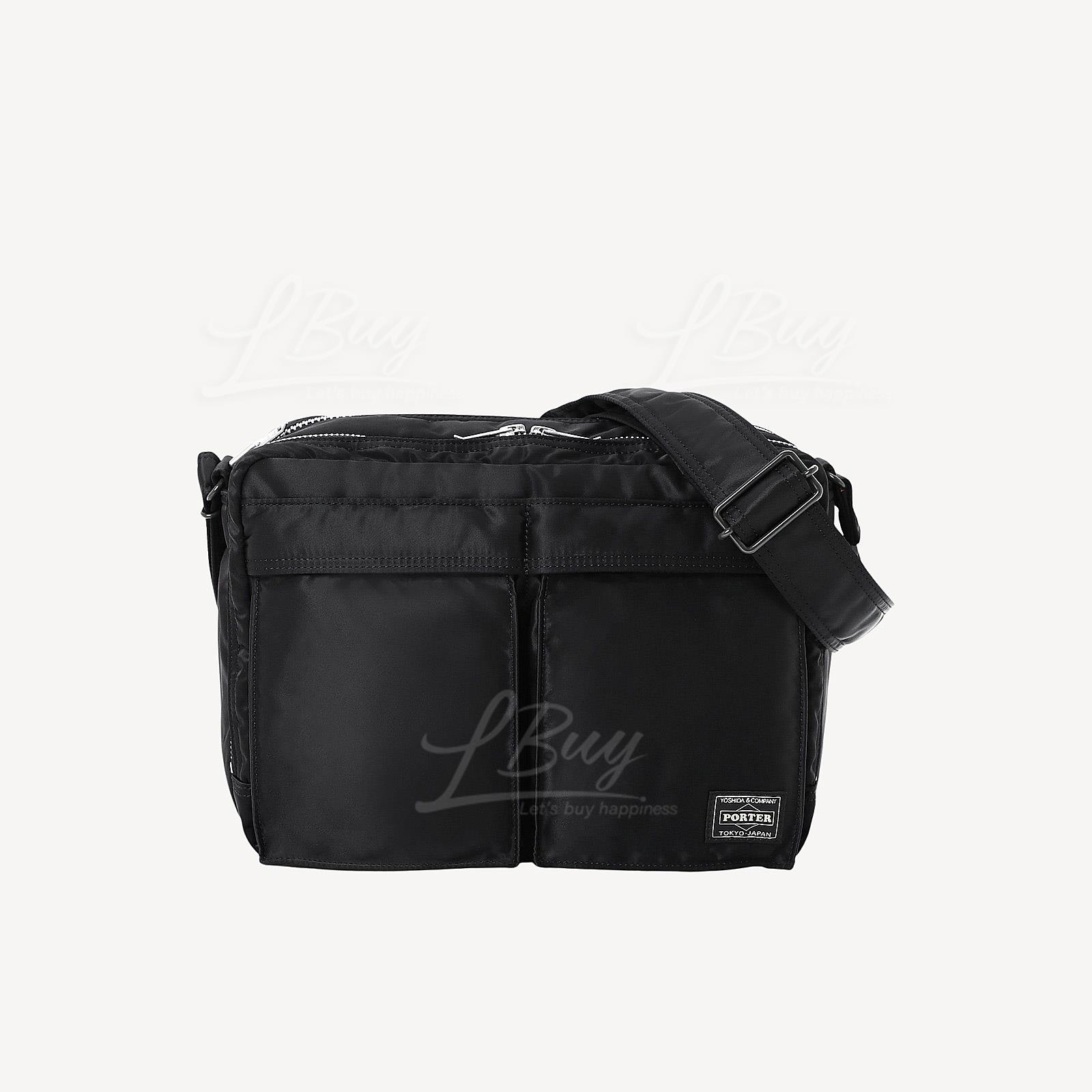Porter Tanker Sling Bag W zip L Black