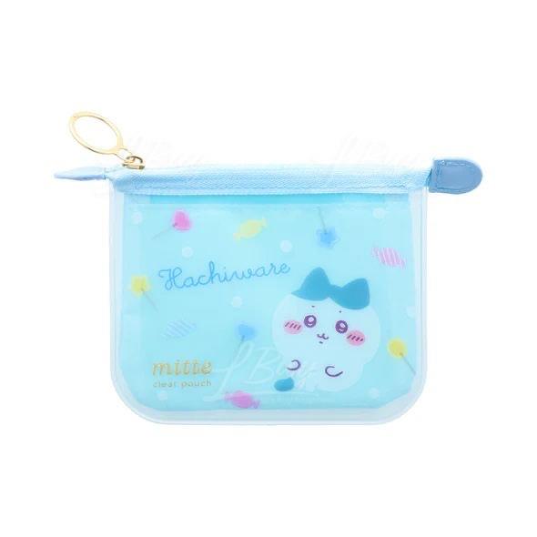 Chiikawa Transparent Mini Flat Storage Bag mitte (Hachiware) (Small 8)