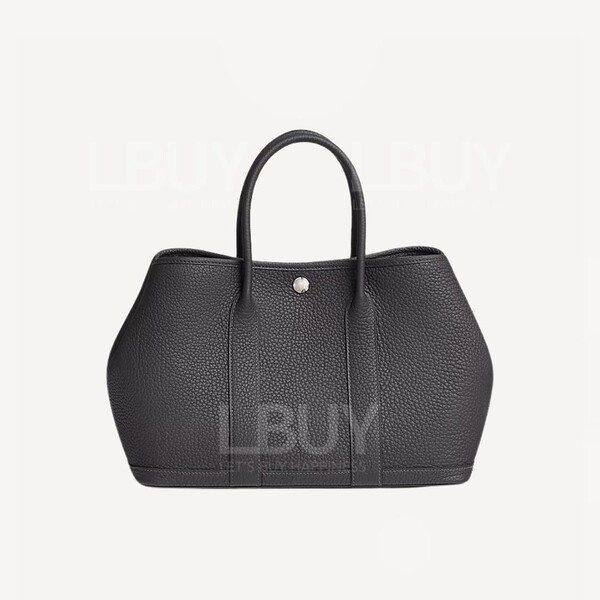 Hermes Garden Party Black Leather Hermès Black Swift Leather