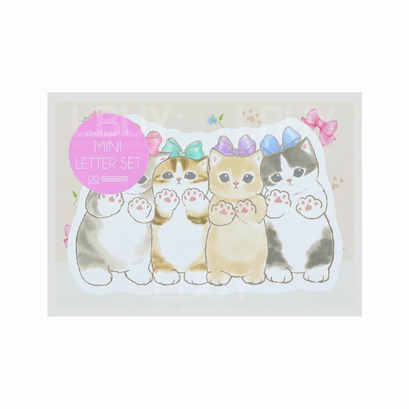 Mofusand 迷你信纸套装 肉球款