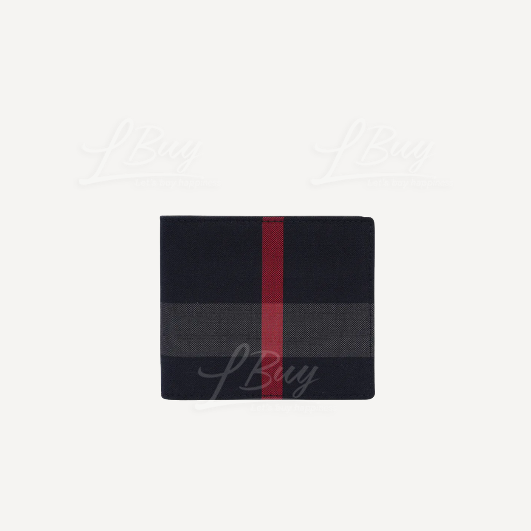 Burberry Plaid Canvas Open 8-Card Short Clip 80840641