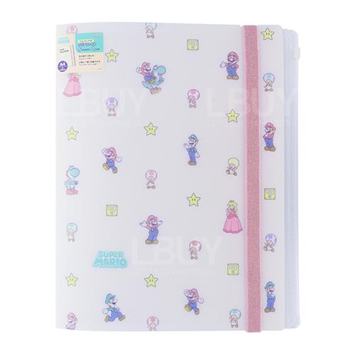 Super Mario Clear File With Rubber Band 5p+F A