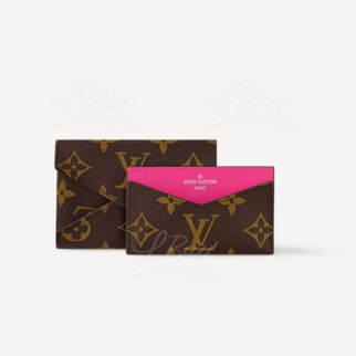 LV Kirigami 卡片套 桃红色