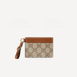 Gucci GG Monogram 可掛式卡包 散子包