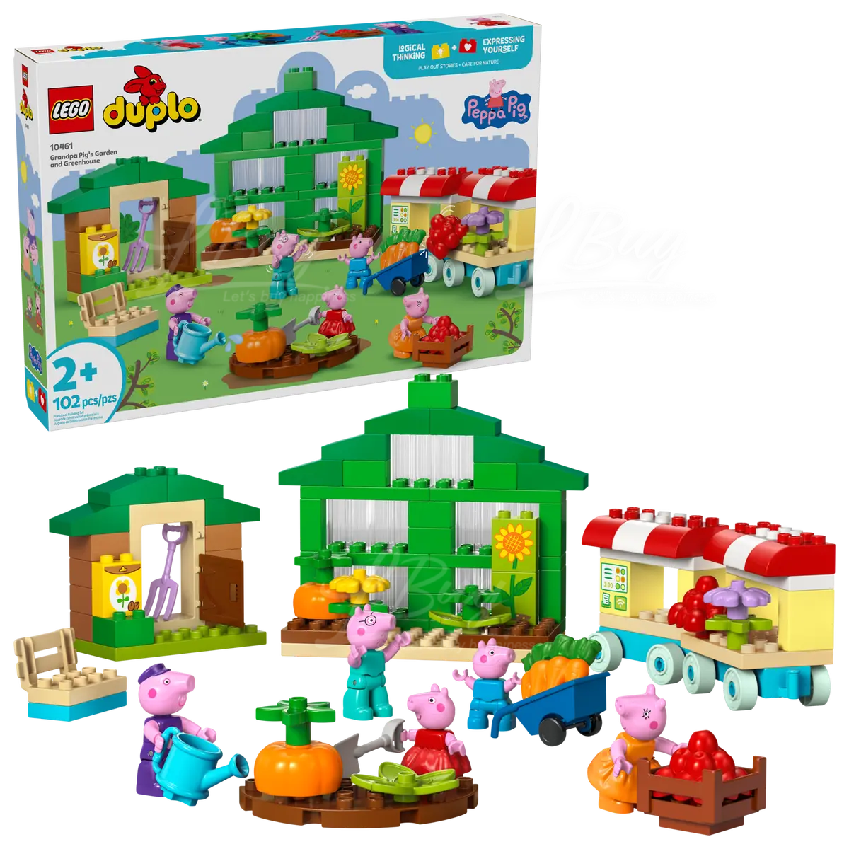 LEGO 10461 DUPLO Peppa Pig Grandpa Pig's Garden and Greenhouse 2+