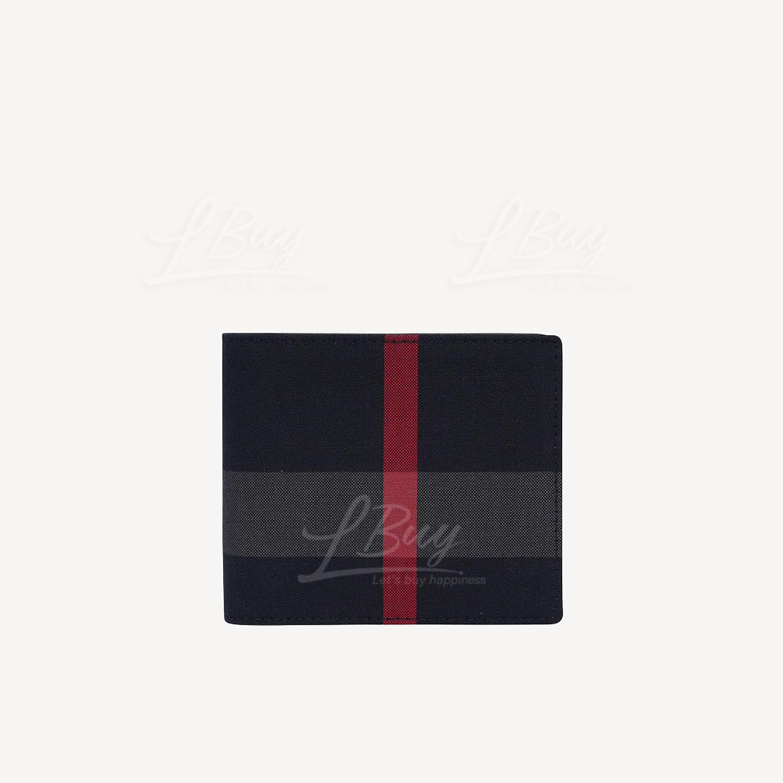 Burberry Plaid Canvas Open 8-Card Short Clip 80840641
