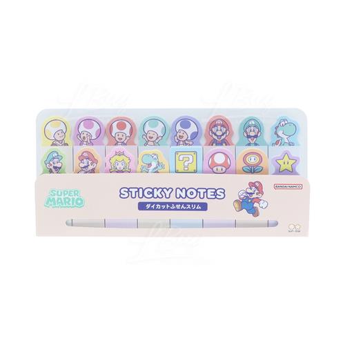 Super Mario Die-Cut Sticky Notes Slim A