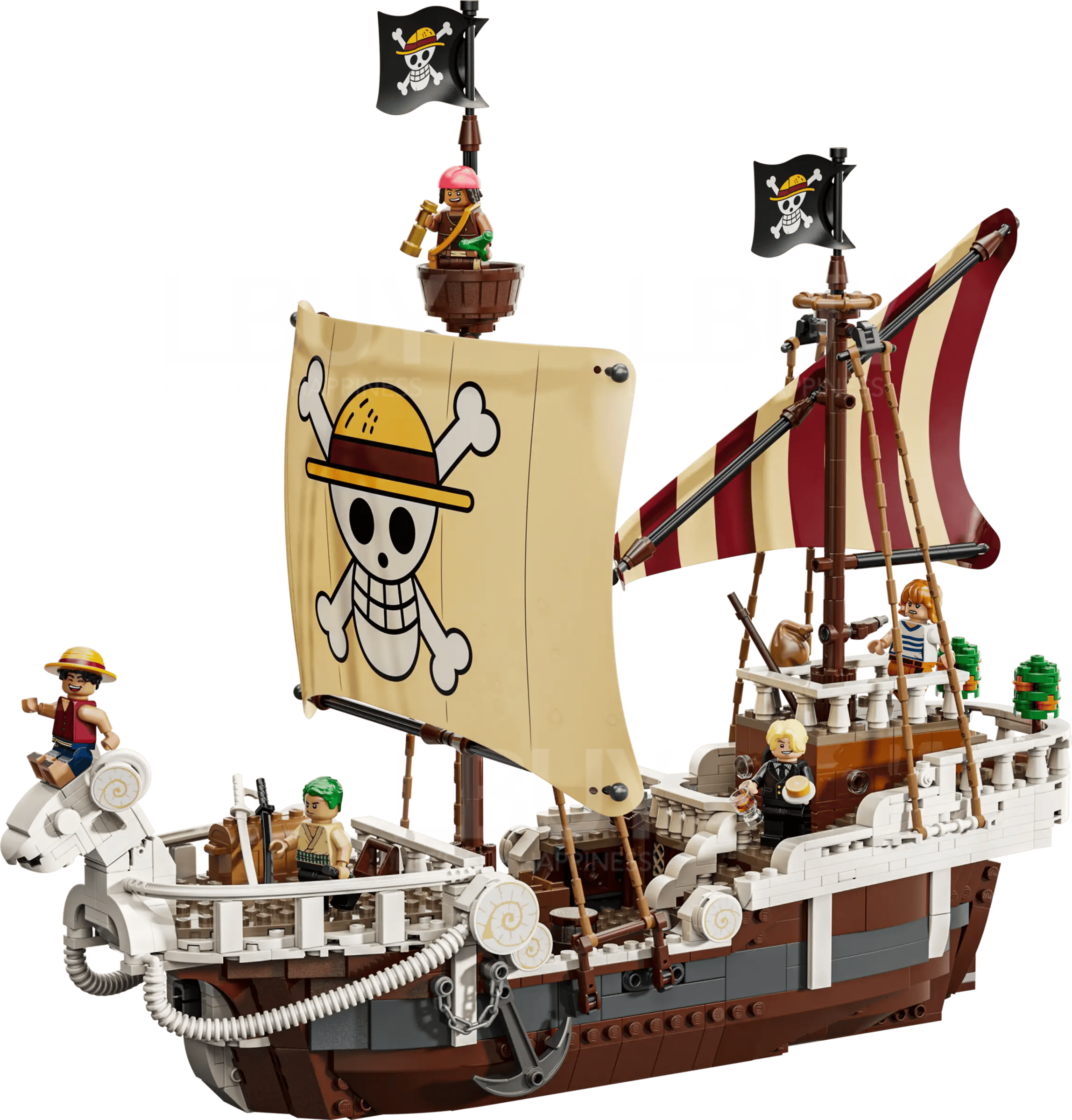 LEGO-LEGO 75639 海賊王前進梅利號海賊船10+