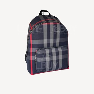 Burberry 紅色拼深藍色 背囊