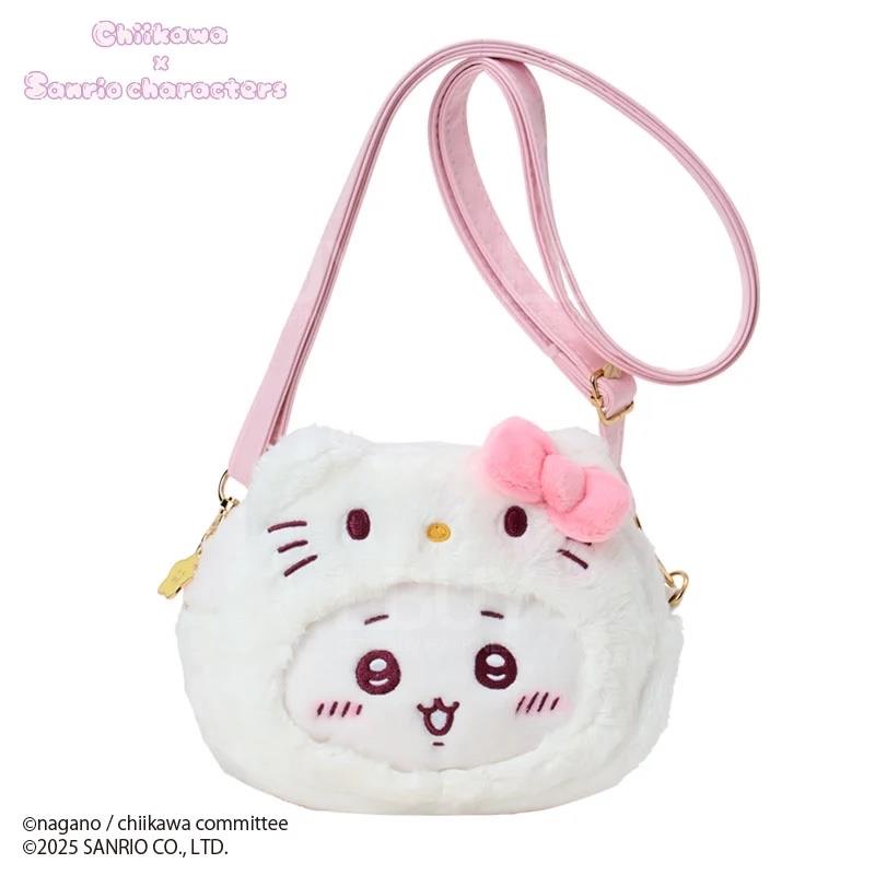 Chiikawa × Sanrio 联名限定斜孭袋 (Hello Kitty x Chiikawa 小可爱)