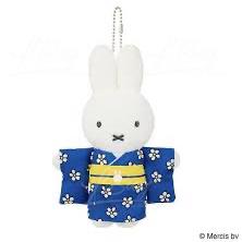 Miffy Blue Kimono Doll Pendant